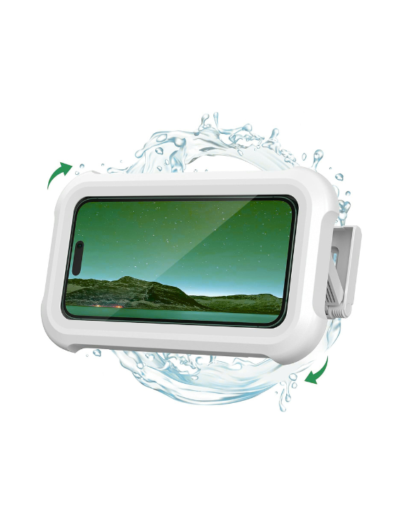 Support de téléphone pour la douche